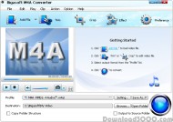 Bigasoft M4A Converter screenshot